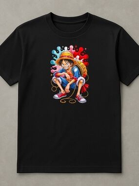 "Urban Stitch Tees" Unisex T-shirt Black Color Embroide Design